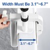 Adjustable Bathtub Safety Rail with Double Grip, 14–18 Inch Height