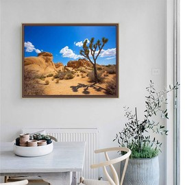 DIY 5D Diamond Painting Kit Joshua Tree National Park Jumbo Rocks Yucca Valley Mohave Desert Adult Full Drill Rhinestone Cross Stitch Art Crafts for Home Decoration 12 X 16 Inch