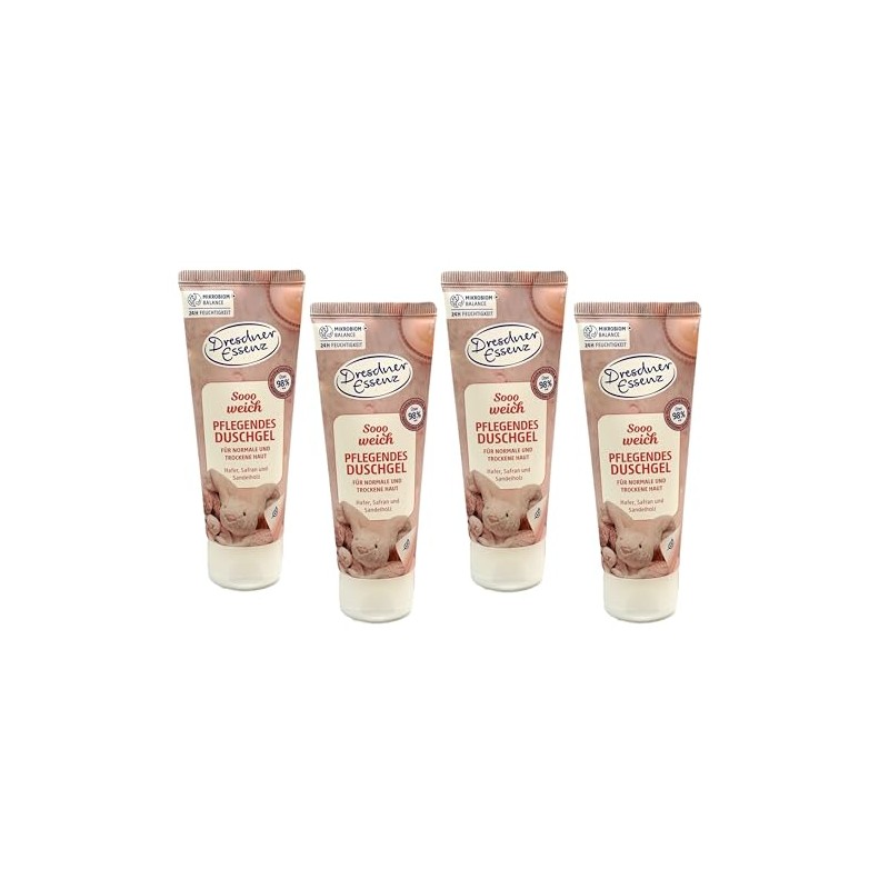 Dresdner Essenz Shower Gel Sooo Soft Travel Size 4 x