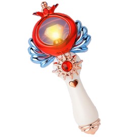 TOMMYFIELD Magic Wand, Magic Stick, Illuminated, Princess Cosplay, Girl, White