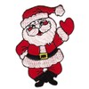 Father Christmas iron-on patch, iron-on patch, iron-on patch, size 5.5