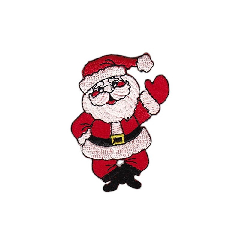 Father Christmas iron-on patch, iron-on patch, iron-on patch, size 5.5