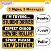 Student Driver Magnet for Car Magnetic Reflective Vehicle Safety Sign