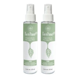 Tónico facial Tea Tree con aloe vera y manzanilla pack 2 | controla grasa en piel mixta