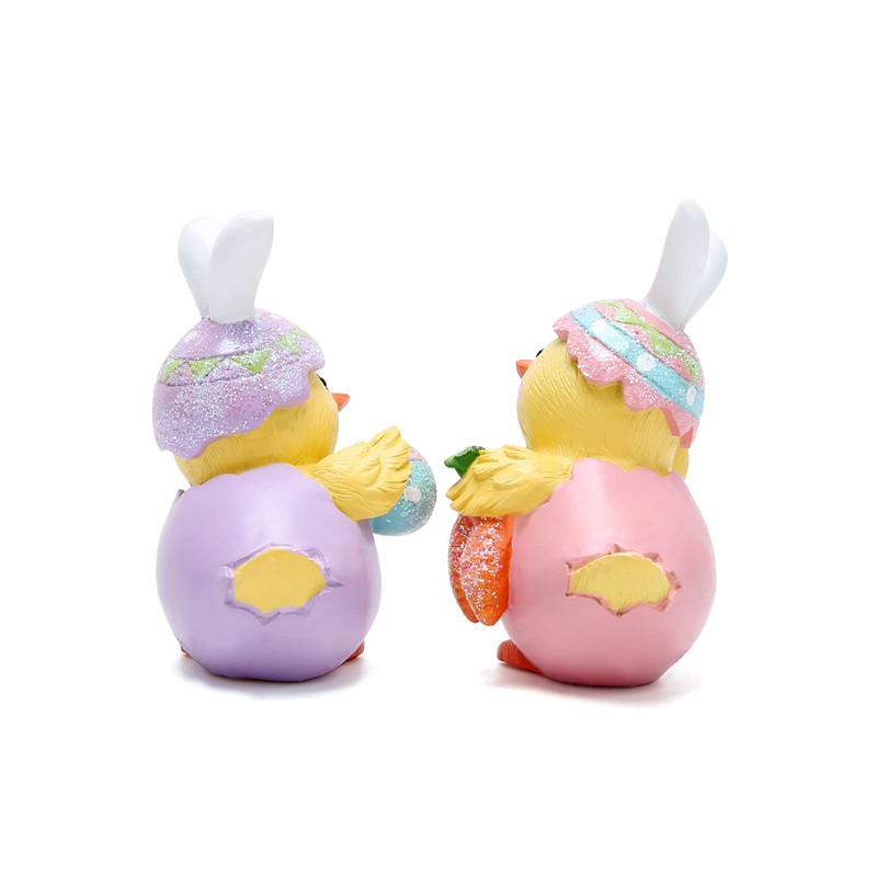 Hodao 2 PCS Easter Chick Decorations Spring Easter Chicken Decors