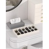 Ausalivan Sunglass Organizer Tray,Eyeglass Storage for Multiple Glasses,Jewelry and Sunglasses