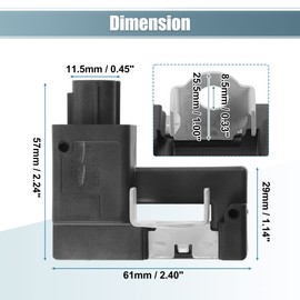 X AUTOHAUX 294G0-1HH0A Battery Current Sensor Fit for Nissan Versa for Nissan Leaf for Quest for Nissan Altima 2013-2018