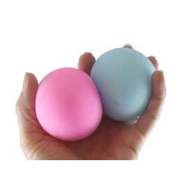 Curious Minds Busy Bags Set of 2 - Boxed 2.5" Glow in The Dark Doh Filled Stress Ball - Glob Balls - Squishy Gooey Shape-able Squish Sensory Squeeze Balls OT (Random Colors)