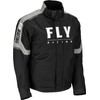 Fly Racing Outpost Jacket - Grey/Black, Small | Snowmobile Warmth