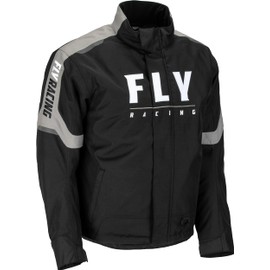 Fly Racing Outpost Jacket - Grey/Black, Small | Snowmobile Warmth & Windproof