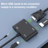 ELASO VGA to HDMI VGA Adapter Dual Display 1080P Converter