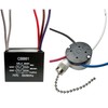 YukiHalu Ceiling Fan Pull Chain Switch 3 Speed 4 Pre-Installed