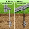 Insaga Multi-Purpose Ground Anchors Screw in, Fully Welded Shed Anchor