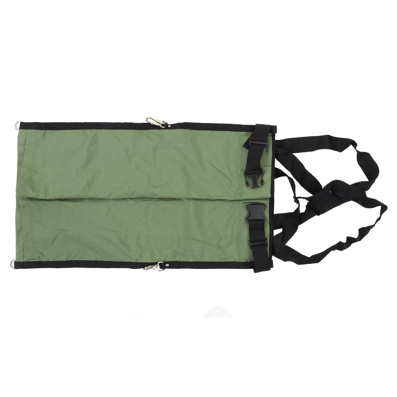 Fruit Picking Bag Green Double Buckle 600D Oxford Cloth Adjustable