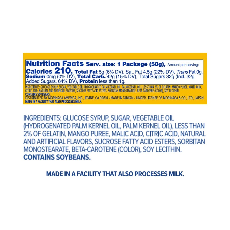 HI-CHEW Mango Sticks, 15-Pack, Soft & Chewy Candy, 1.76oz Each,