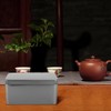 jojofuny Box Tea Storage Iron Box Candies Organizer Tea Leaf