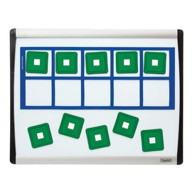 Didax Educational Resources Set UNIFIX Magnetic Ten-Frames, Multicolor