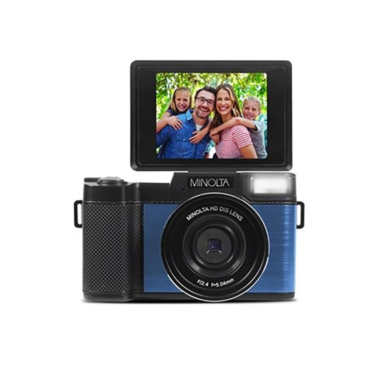 Minolta 30MP Digital Camera – 2.7K Ultra HD Video, 3-inch