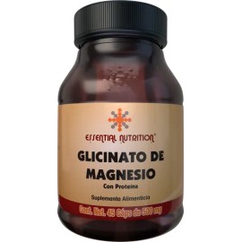 Essencial Nutricion Glicinato Magnesio Relajación Muscular