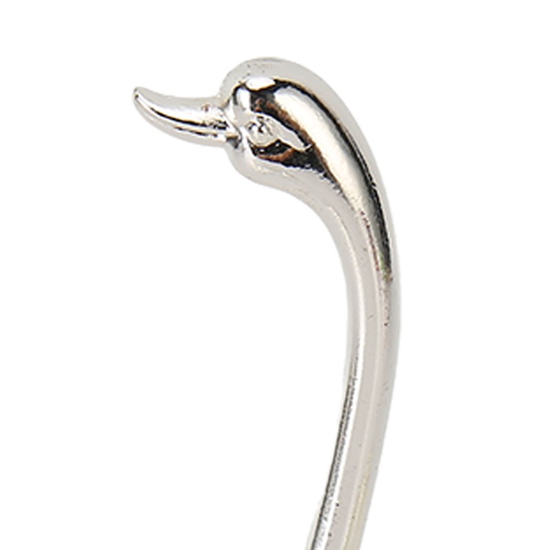 Swan Base Holder Forks Set Aluminum Silver Fashion Rustproof Decorative