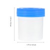 Baluue 40ml Sterile Specimen Cups, Urine Sample Cups Collection with