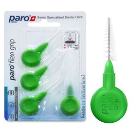 Paro Swiss FlexiGrip, Medium, Light Green, Conical, 3/8Mm 3 Pack