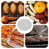One Piece Stainless Steel Barbecue Grill Mesh Multifunctional Round Grill