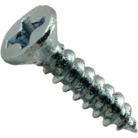 Hard-to-Find Fastener 014973291877 Phillips Flat Wood Screws, 5 x 5/8, Piece-100