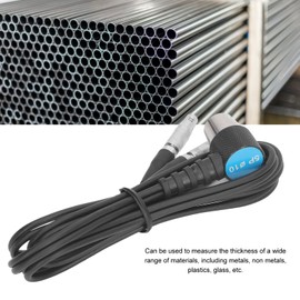 Sonda de Medidor de Espesor Ultrasónico, Probador de Medidor de Espesor Ultrasónico de Pared Digital, Monitor de Prueba de Alta Precisión con Función de Calibración Automática,