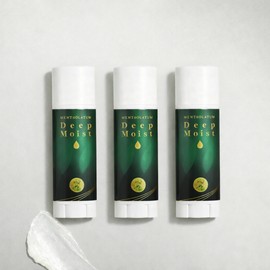 Mentholatum Deep Moist Lip Balm Menthol 4.5g, 3 pieces / 멘소래담 딥 모이스트 립밤 멘솔 4.5g, 3개