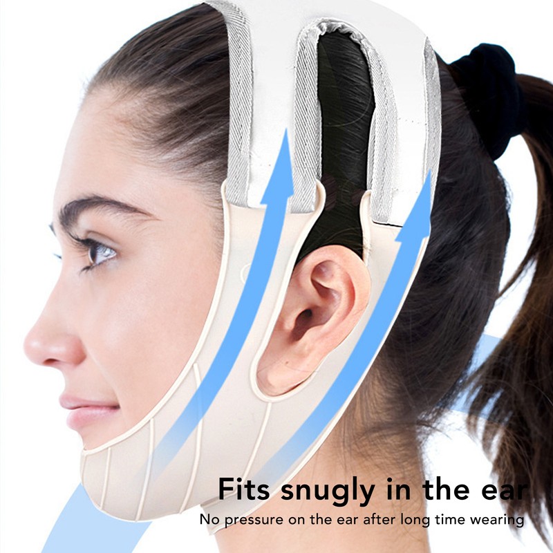 Beauty Face Sculpting Chin Strap Breathable Compression Prevent Skin Sagging