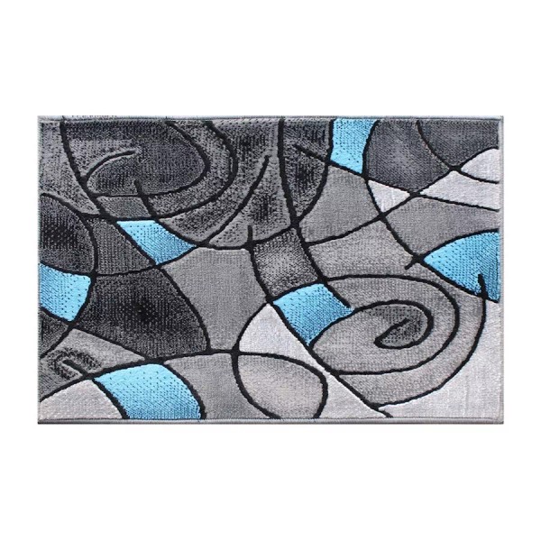 Flash Furniture Jubilee 2' X 3' Accent Rug, Blue -
