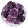 Erliway 1.25-2" Large Purple Fluorite Raw Crystals, Natural Rough Fluorite