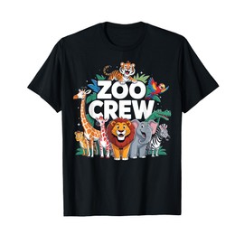 Zoo Crew Jungle Animal Lover Safari Wildlife Zoo Keeper T-Shirt