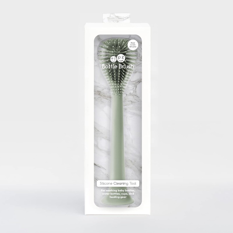 ezpz - cepillo para polvo para botellas (salvia), herramienta de