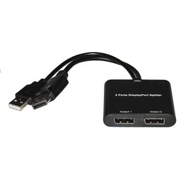 LINK LKADAT136 Splitter 2 Display Port with USB Power Supply and MST Function
