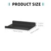 Floating Shelf for Acoustic Panel, Black Floating Shelves, Metal Wall