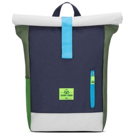 Johnny Urban Rucksack Kinder Jungen & Mädchen Grün - Junior Aaron - Kinderrucksack mit Brustgurt - Aus recyceltem Material - Ab 3 Jahre - 8L - Wasserabweisend