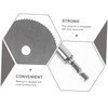 DOITOOL 1Set Hexagonal Mini Saw Blade Drill Connector with Blades