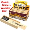 Childrens Dominoes Set in a Wooden Box