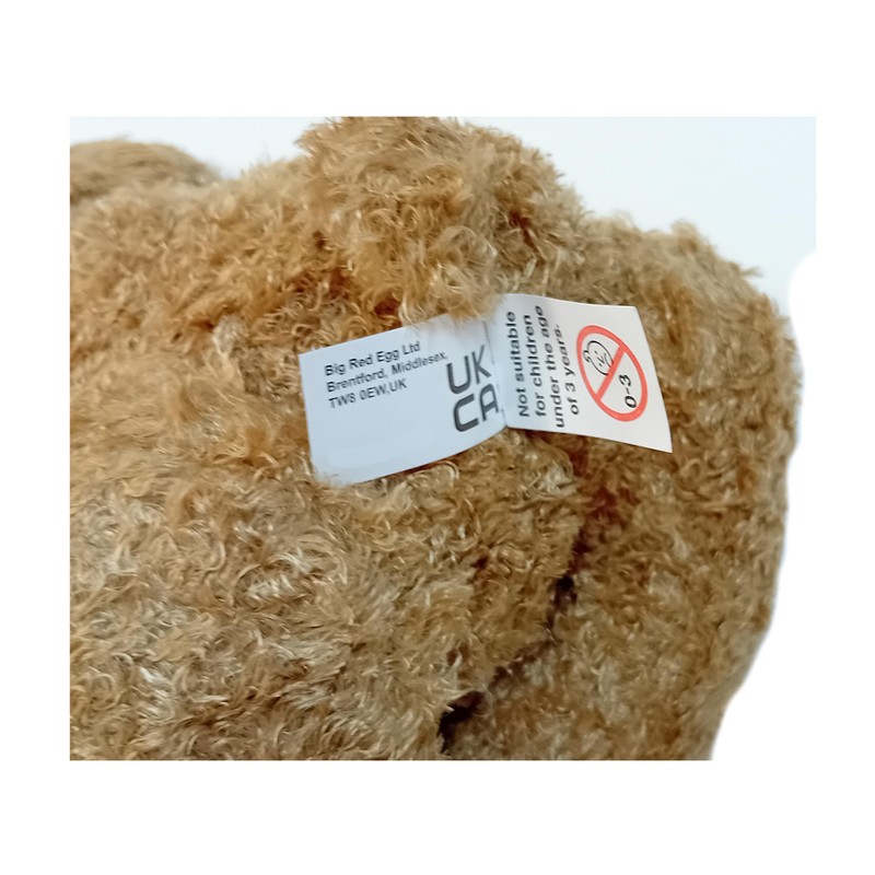 Big Red Egg I LOVE INDIA FLAG - Teddy Bear