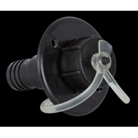 JR PRODUCTS 95385 EXTERIOR EVACUATION DRAIN PORT BLA