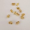 Cretty-Meet 12pcs/6 Pairs 14k Gold Plated Replacement Secure Ear Locking