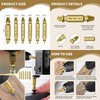 AYMBH Set 6-Piece HSS Drill Bit Kit for Stripped, Rusted,