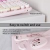 NEOBELLA Rainbow Colorful Keyboard & Mouse Combo Wireless Gradient Color