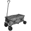 Creative Outdoor Distributor All-Terrain Folding Wagon, (Grey) - Multipurpose Cart