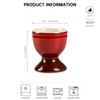 UNICASA Ceramic Egg Cups, Porcelain Colorful Egg Cup Set of