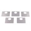5Pcs Hinge Repair Plate Stainless Steel Firm Durable More Space