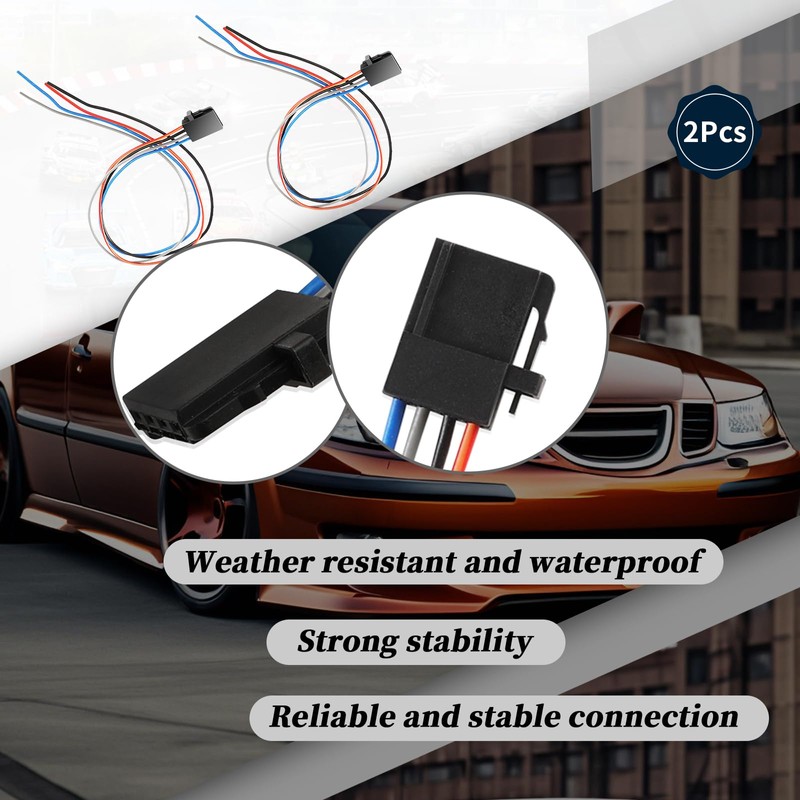 XYgdhqpt 2Pcs 4733242 Tail Light Harness Pigtail,Plug and Play