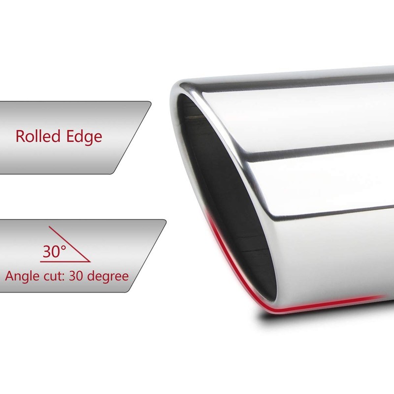 LCGP Bolt On Diesel Exhaust Tip 4", 6" outlet 15"